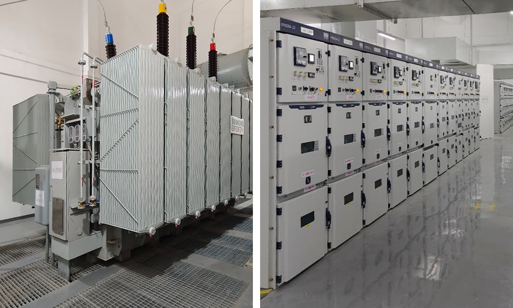 滬太智慧云谷數(shù)字科技產(chǎn)業(yè)園項目110千伏變電站第一路通電成功
